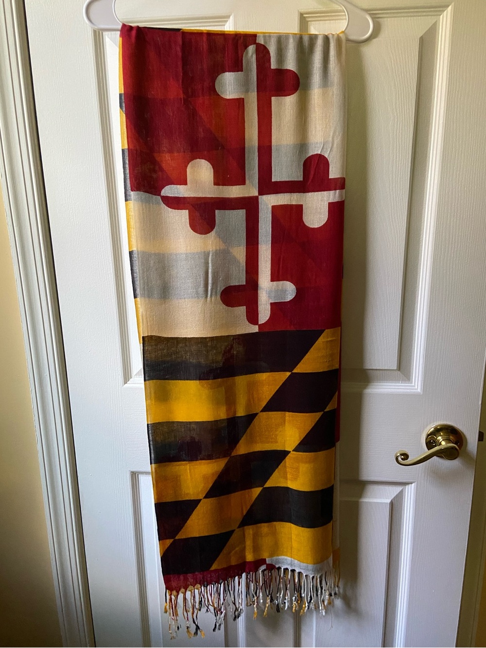 Maryland Flag Design Pashmina